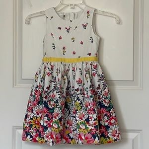 John Lewis Floral Dress 5T